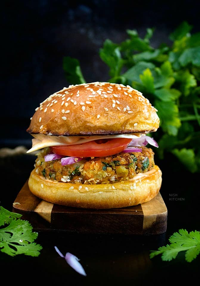 Alu-Tikka Veg Burger
